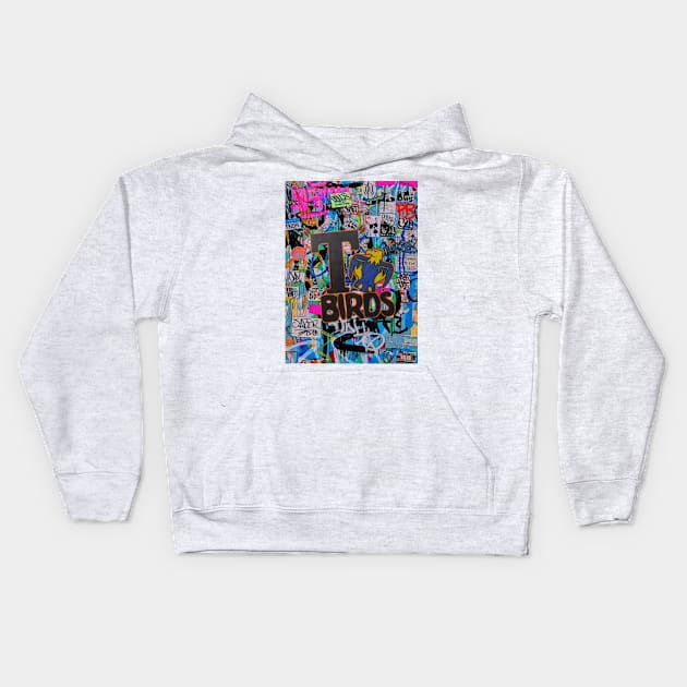 T-Birds Kids Hoodie by Clown Barf